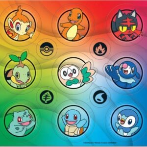 Pokemon First Partner Series 1 Sticker Sheet