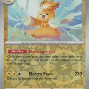 Scarlet & Violet (Base Set) 076/198 Pawmot (Reverse Holo)