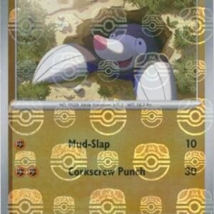 SV Black Bolt 045/086 Drilbur (MASTER BALL Reverse Holo)