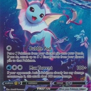 JUMBO Sword & Shield Promo SWSH182 Vaporeon VMAX
