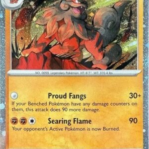 SV Twilight Masquerade 100/167 Hisuian Arcanine (Cosmo Holo)