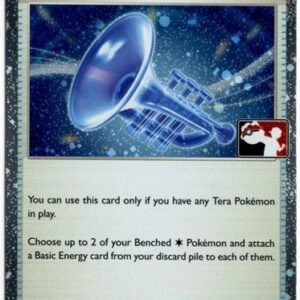 SV Stellar Crown 135/142 Glass Trumpet (Prize Pack League Promo Cosmo Holo)