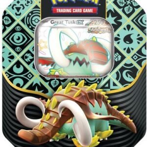 Paldean Fates Standard Tin Great Tusk ex