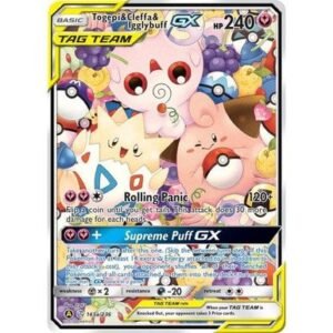SM Cosmic Eclipse 143a/236 Togepi & Cleffa & Igglybuff GX (Tag Team Alternative Full Art)