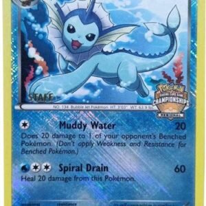 Dark Explorers 25/108 Vaporeon (REGIONAL League Promo STAFF)