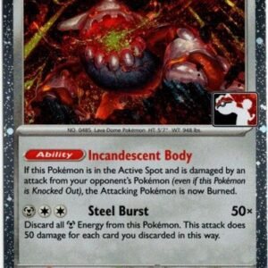 SV Twilight Masquerade 123/167 Heatran (Prize Pack League Promo Cosmo Holo)