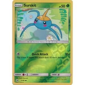 Sun and Moon (Base Set) 7/149 Surskit (Reverse Holo)