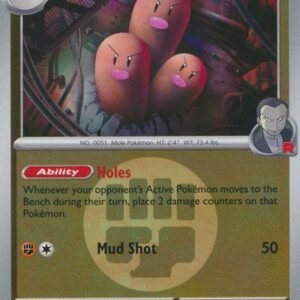 ME Ascended Heroes 101/217 Team Rocket's Dugtrio (Reverse Holo ENERGY SYMBOL)