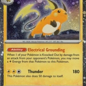 Scarlet & Violet 151 026/165 Raichu (Cosmo Holo)
