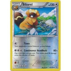 XY Primal Clash 118/160 Bibarel (Reverse Holo)