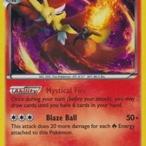 XY Base Set 26/146 Delphox (Cosmo Holo)
