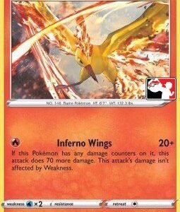 Brilliant Stars 021/172 Moltres (Prize Pack League Promo Non-Holo)