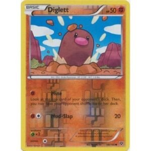 XY Base Set 58/146 Diglett (Reverse Holo)