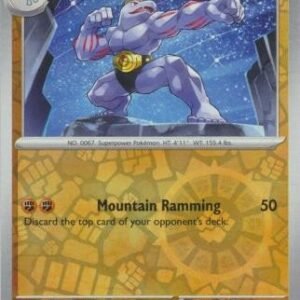 Scarlet & Violet 151 067/165 Machoke (Reverse Holo)
