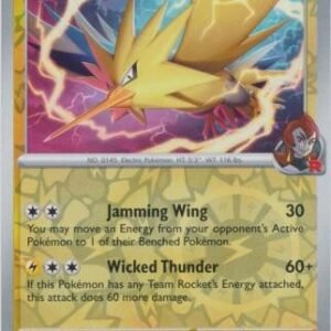 SV Destined Rivals 070/182 Team Rocket’s Zapdos (Reverse Holo)