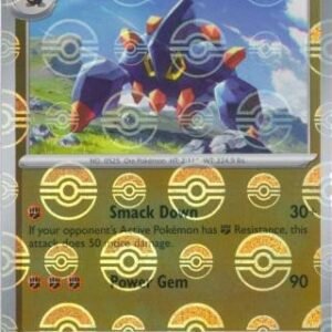 SV White Flare 047/086 Boldore (POKE BALL Reverse Holo)