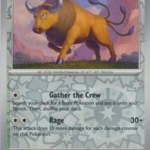 Scarlet & Violet 151 128/165 Tauros (Reverse Holo)